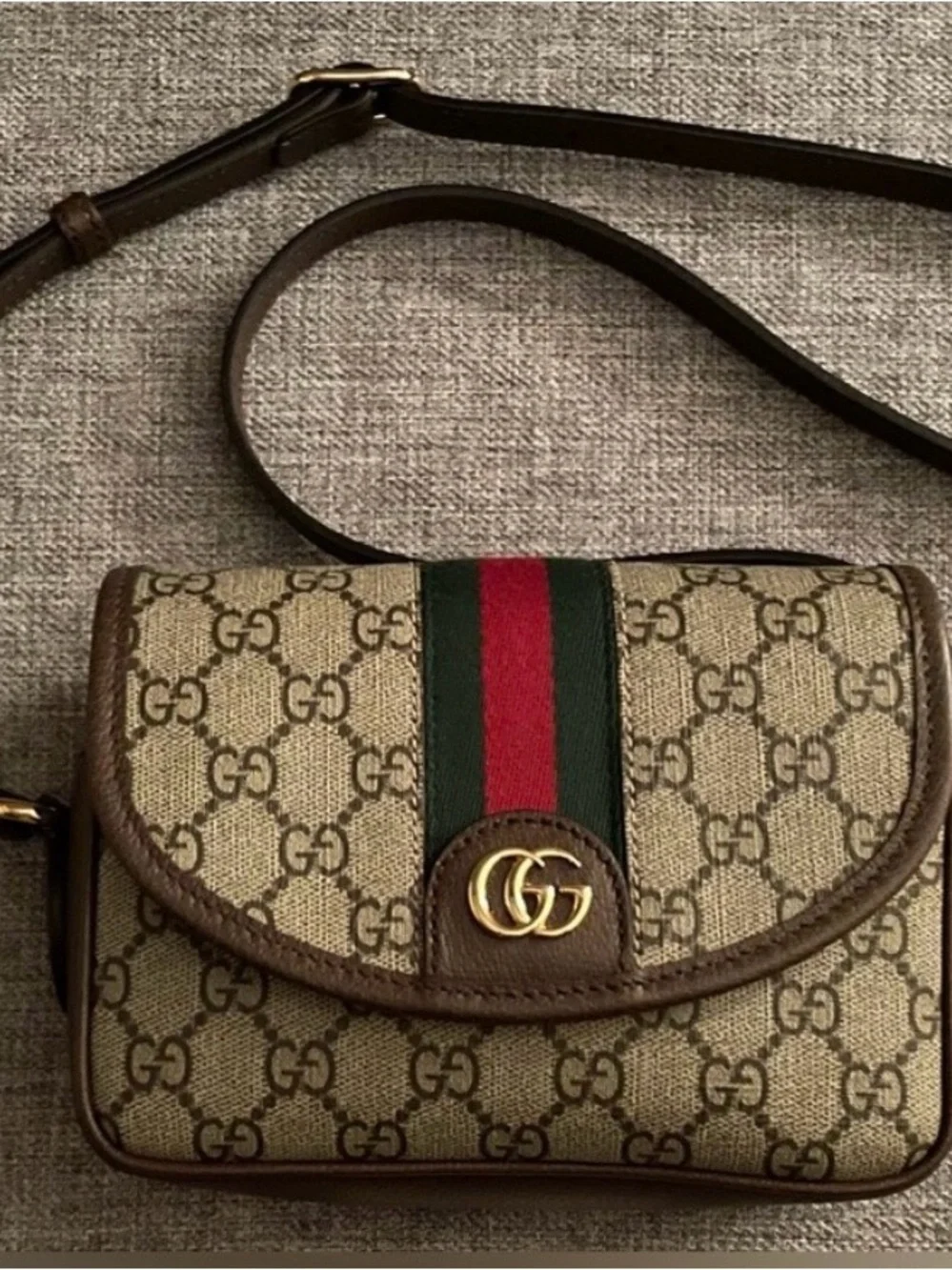 AUTHENTIC GUCCI OPHIDIA MINI SHOULDER BAG - Picture 2 of 12